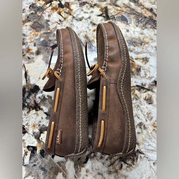 L.L. Bean Dark Brown Leather Loafers main image 7